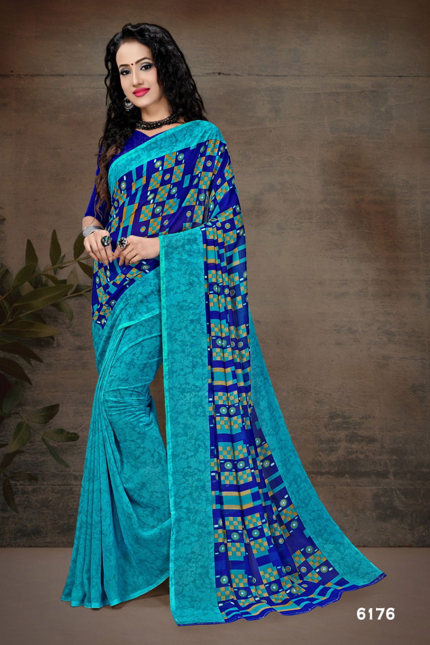 Haytee Splash 89 Latest Designer Printed Daily Wear Saree 